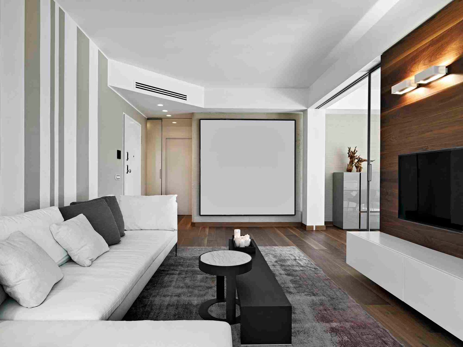 Interiors of a Modern Living Room
